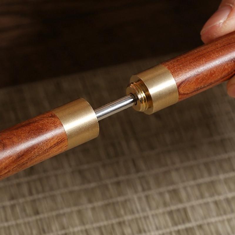 Professional Wooden Tea Knife Ebony Tea Knife Needle Pick Puer Tea Tools Cone Needle Tea Brick Tool Chinese Kung Fu Teasets Tool