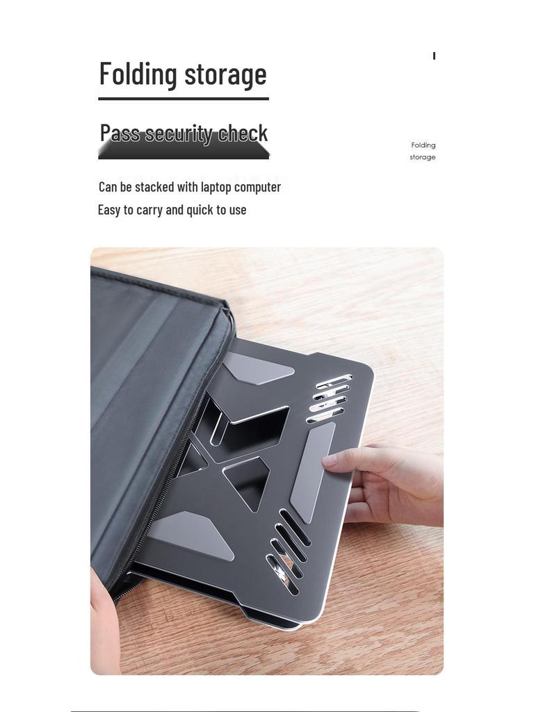 Adjustable Aluminum Laptop Cooling Stand
