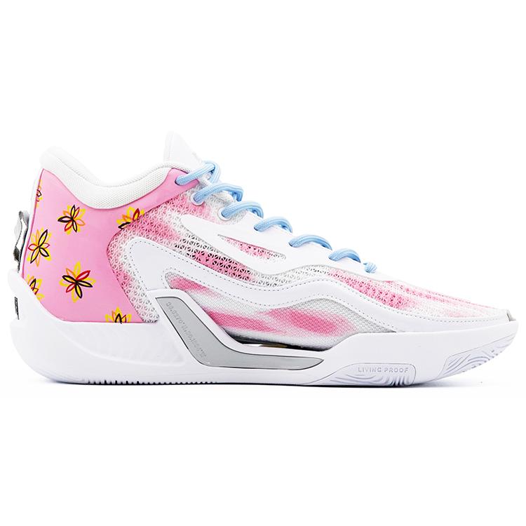Jordan Tatum 1 Slip Resistant Slip Resistant Mid top Basketball Shoes Men's Blue Pink White FQ1304-100(team-A)-Random packaging bags