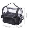 Travel Casual Zipper Toiletry Wash Cosmetic Bag Transparent Case for Makeup Brushes