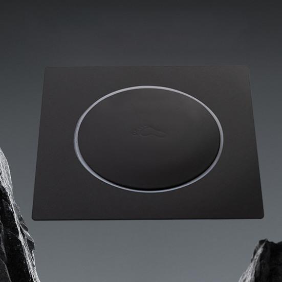 Stainless Steel Floor Drain Cover Precision Sealing Structure Blocks Odors Insects Foot-Pedal