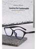 TR Ultralight 2025 Cat-Eye Glasses: Fashionable Women's Eyewear with Anti-Blue Light, Myopia-Friendly, Ideal for Bare Face.