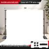 2x3 Meter Photography Background Stand with Black Light-Absorbing Cloth, Studio Props, and White Cloth for Shooting