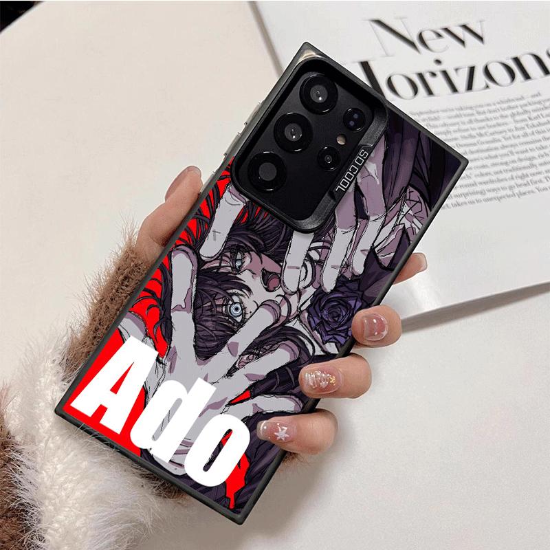 Ado Cartoon K-Kyogen X Uta Soft Phone Case for Samsung Galaxy S24 S25 FE S26 Edge S23 Ultra S22 Plus S21 + Shockproof Cover Back
