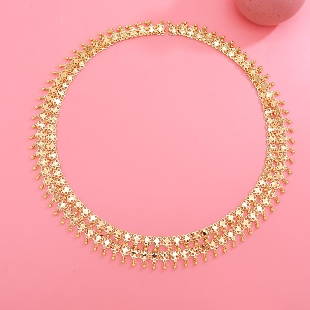 Retro Golden Shoulder Chain Metal Multi-purpose Thai Crossbody Jewelry Handmade Adjustable Dai Style Shoulder Chain