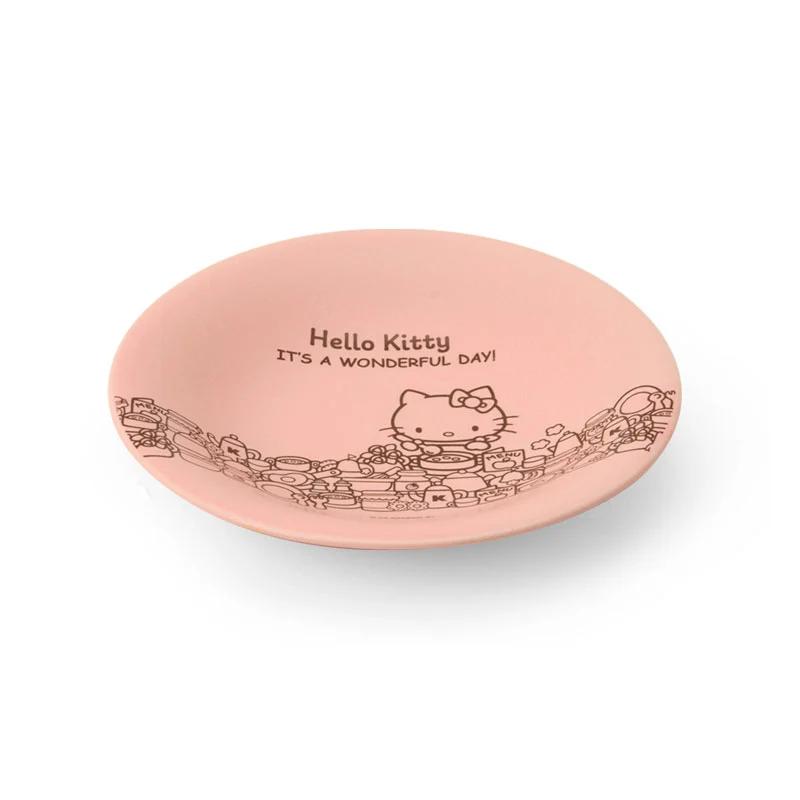 Sanrio Hello Kitty Mino ware medium plate 16cm Japan NEW Sanrio Characters