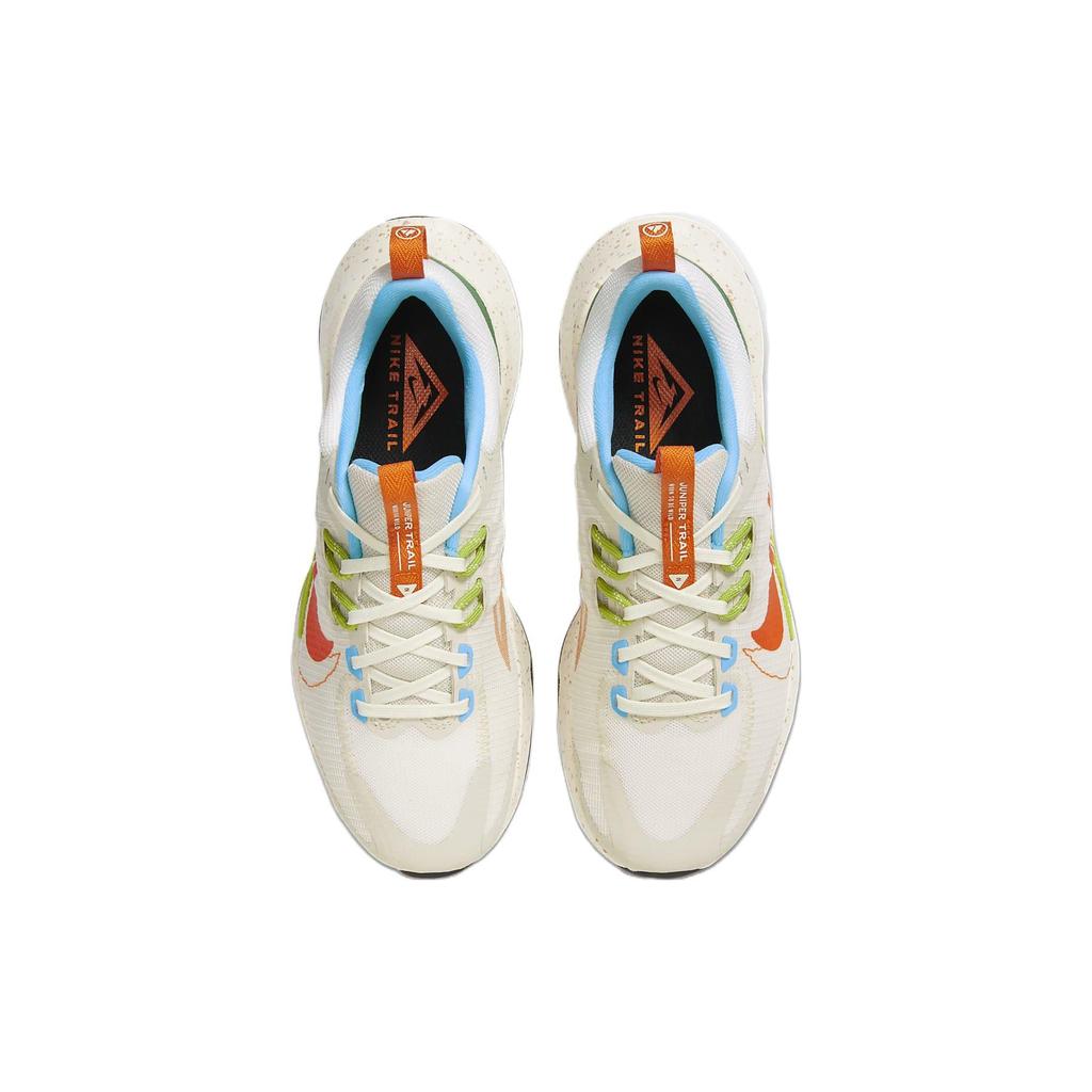 Nike Juniper Trail 2 Comfortable Lightweight Shock Absorbing Non-Slip Low-Top Running Shoes Women sneaker White Orange FN3450-181