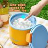With Ice Tray and Shovel Party Ice Bucket Folding Handle Ice Cube Box Cold Drink Tub  Fridge
