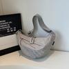 Simple Rhombus Solid Color Fabric Women's Shoulder Bags Vintage Large Capacity Ladies Handbags Casual Female Crossbody Bag