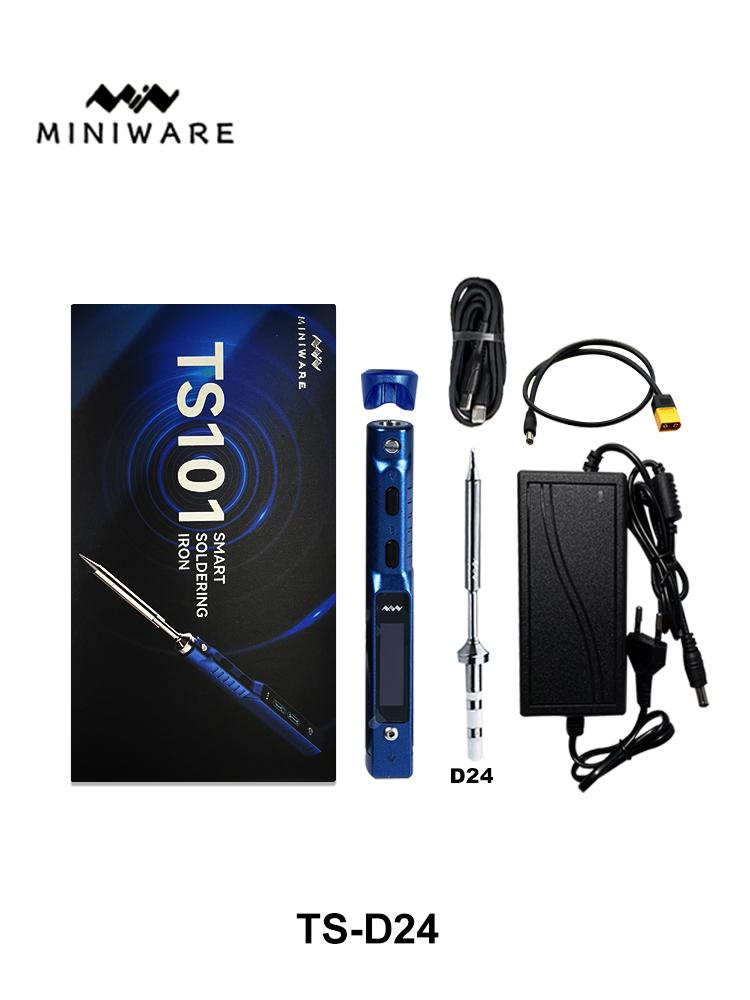 

Оригинальный паяльник TS101 65 Вт, умная мини-мобильная паяльная станция, ЖК-дисплей, регулировка температуры, 24 В 3 А, набор электроинструментов EU