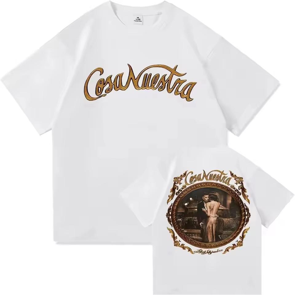 Rauw Alejandro album graphic pure Cotton unisex shirt Y2k HighQuality 2026 Summer Menhiphop Short sleeve Tshirt fan gift