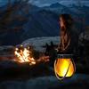 Dancing Flame Solar Lantern Magical Dancing Flames Outdoor Lights Solar Torch Lights Flickering Flames Hanging Waterproof Light