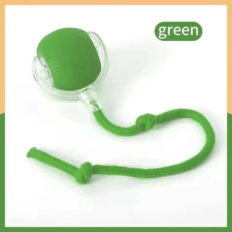 Pet Toy Ball Automatic Moving Dog Toy Ball Smart USB Jumping Rotating Electronic Interactive Dog Chew Toy Ball for Puppy Product