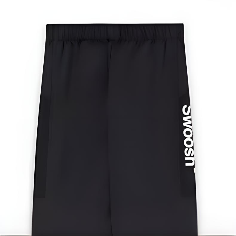 Nike Dri-FIT Simple Letter Logo Print Woven Casual Knit Sports Pants Kids bottoms Black DZ3040-010
