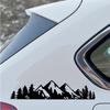 Auto Außenaufkleber Wald Schnee Berg Styling Personalisierte Aufkleber Auto Mode Dekoration Aufkleber Dekoratives Zubehör