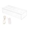 Acrylic Vase Flowers Boxes Water Holder Art Propagation Plant Container LED Lights String Bud