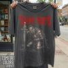 Koszulkę z napisem "Boli mnie brzuch Rycerz" Comfort Colors®, Zabawną koszulkę z grafiką Dark Fantasy, Ironiczny T-shirt z memem, Prezent dla dziewczyny-gracza, Retro top z rycerzem z Elden