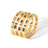 Fashion Square Emerald Open Bracelet Women's Versatile Bracelet Jewelry