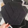 Hexagonal Soundproof Self-Adhesive Panels - Plastic-Sealed Packaging with Barcode Sticker