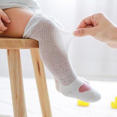 Summer Ice Silk Baby Mesh Socks Newborn Animals Cotton Knee High Sock Socks Baby Girls Boys Anti-mosquito Long Socks