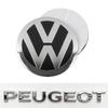 KUDFZ1 Car Wheel Center Hub Cap Stickers Accessories  For VW Golf Amarok T5 Phaeton Teramont ID3 Tiguan T-Cross Passat Magotan Arteon