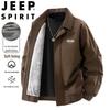 JEEP SPIRIT Men's Winter Cotton-Padded Lapel Jacket