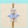 Plush Bear Keychain With Short Plush Material For Kids And Collectors