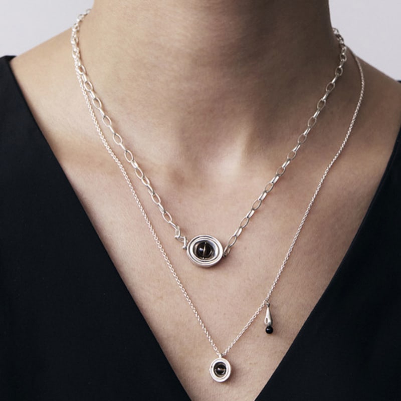 ohuuu ink drop necklace