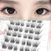 Natural And Realistic Large-Capacity Glue-Free False Eyelashes Curled In Sections Long-Lasting And Durable