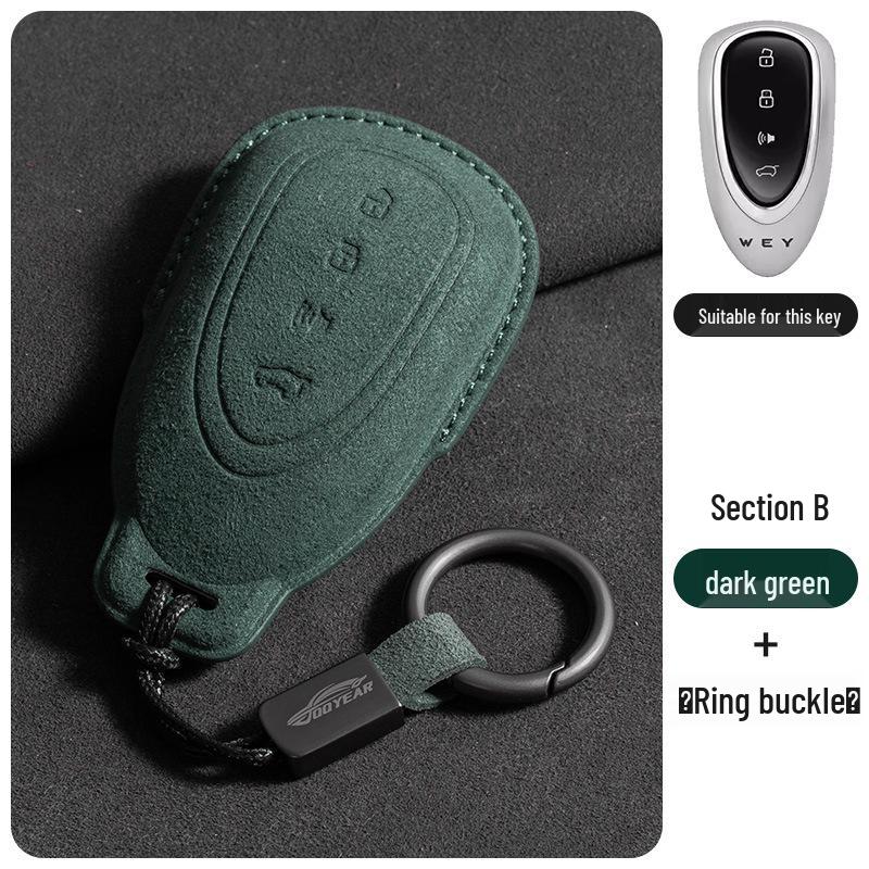 Great Wall WEY Lanshan Mocha/Hi4/Latte Key Suede Cover - Three Colors