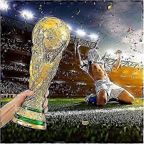 Official FIFA World Cup Trophy Replica - 27/36cm Resin Football Trophy for Fans and Collectors