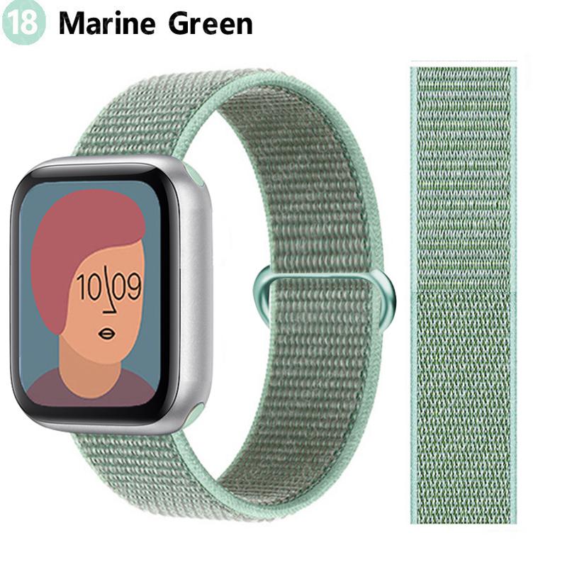 2pcs Straps For Apple Watch Band 44mm 40mm 45mm 46mm 42mm 49mm 41mm Nylon Loop Bracelet iwatch Series 10 9 8 7 6 5 3 se ultra 2