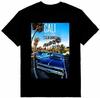 Kalifornien Downtown und Palmen Vibes Herren Schweres Kurzarm-T-Shirt Unisex T-Shirt