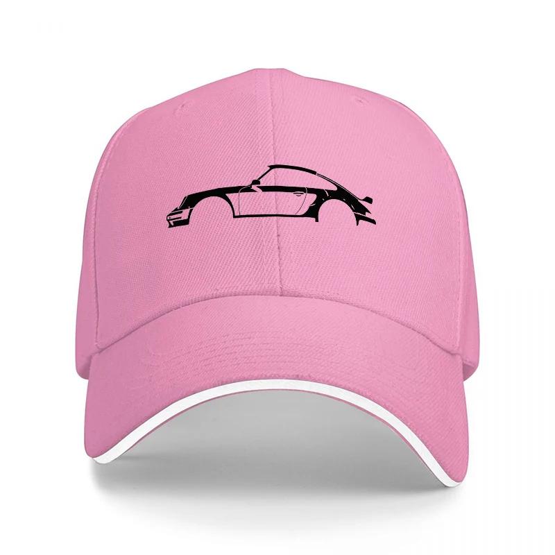 Black Baseball Cap with Minimalist Car Logo Design for Automotive Enthusiasts and Streetwear Fashion Lovers