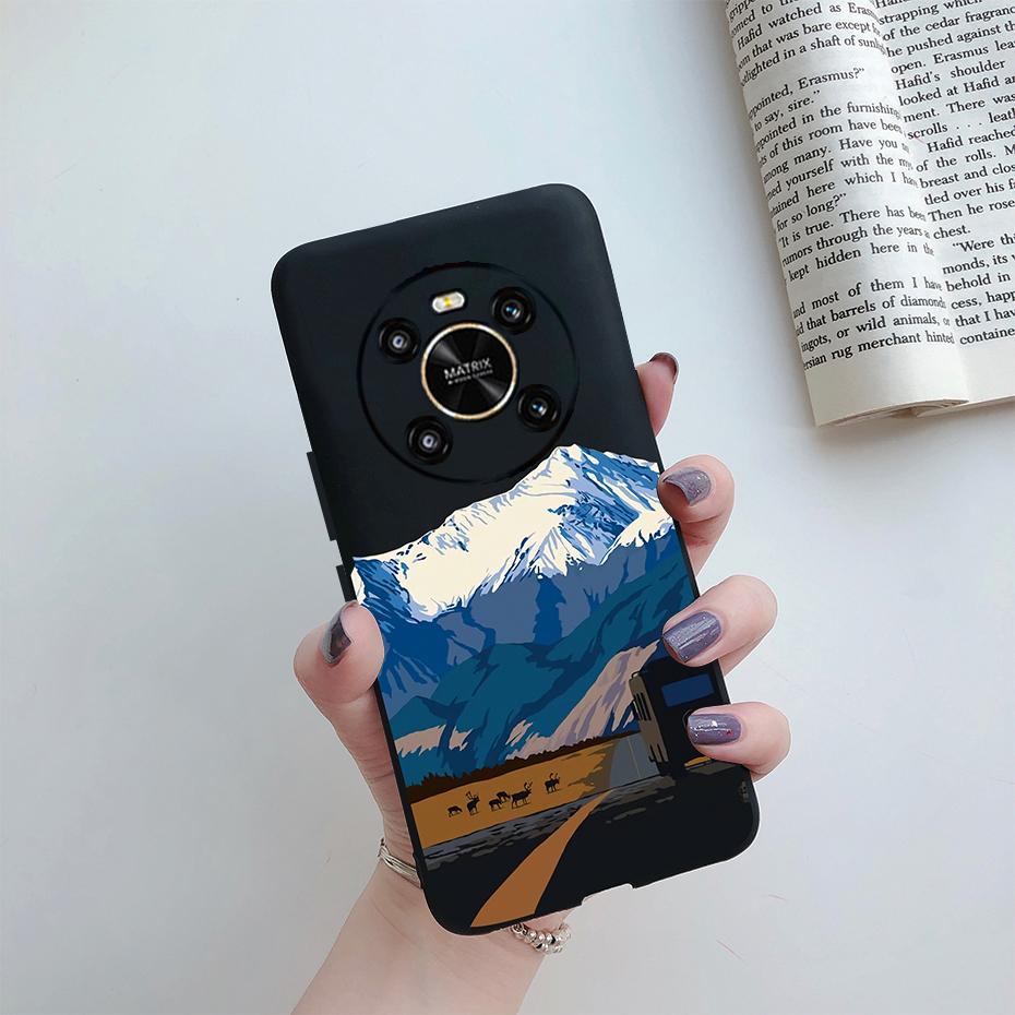 For Huawei Honor X9 2022 Case Cover on Honor X9 4G Phone Bumper Protector TPU Shell For Fundas Honor X9 X 9 HonorX9 Cover Flower