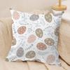 Easter Eggs Cartoon Cushion Cover Silky Short Plush Invisible Zipper Dustproof Sofa Pillow Case For Home Decor