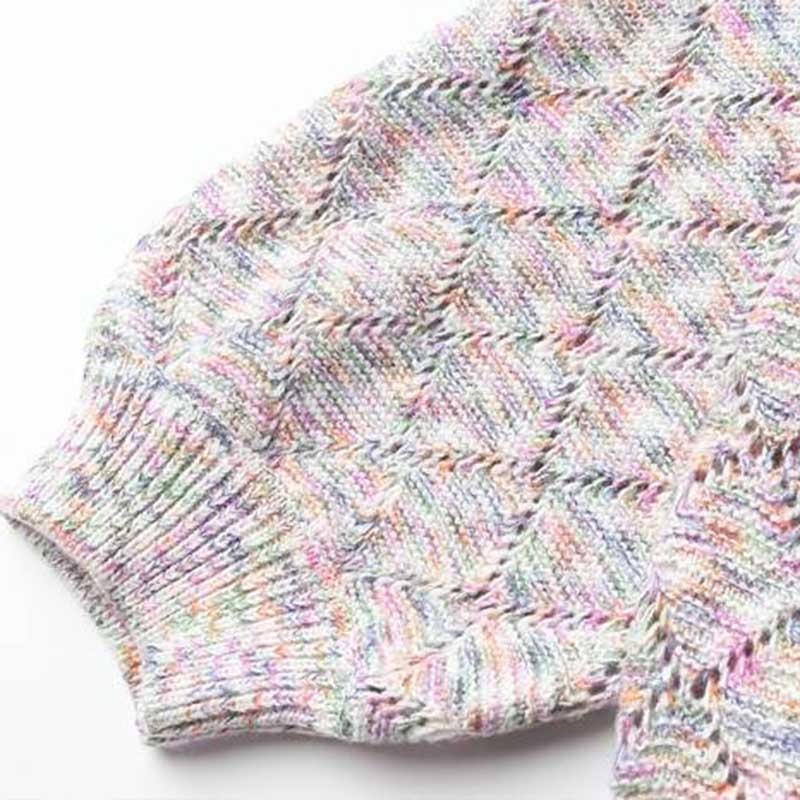 Dámská košile s výstřihem do V Krajka Pletený top Jarní a podzimní svetr svrchní oblečení Univerzální svetr