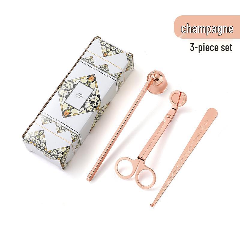 Aromatherapie-Kerzenwerkzeugset aus Edelstahl: Kleiner Löscher & Schere