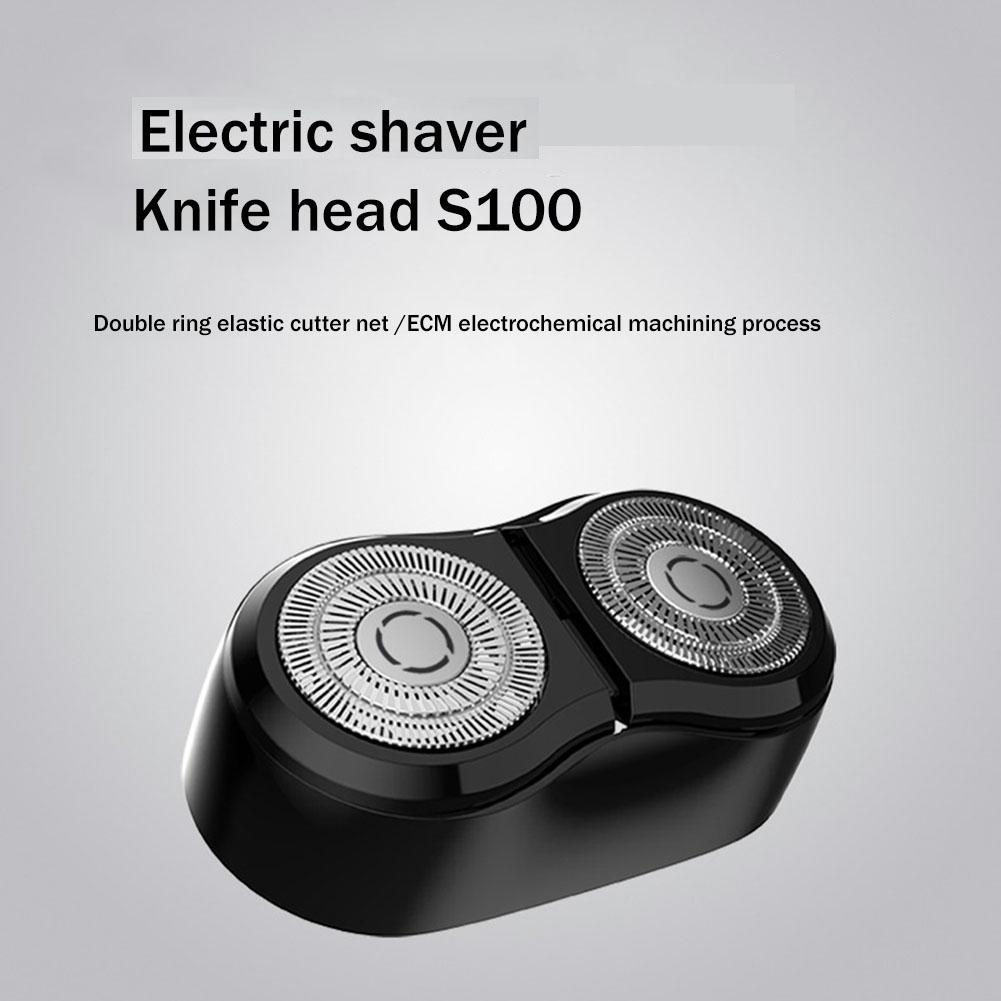 ABBR S100 Electric Razor Replacement Cutter Head for Xiaomi Mijia S100 Electric Razor Cutter Head Double Cutter Head