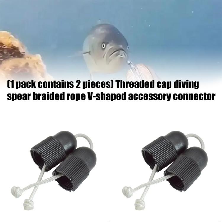 Spearfishing Connector Spear Connection Accessories Wishbone Latex Tube Adapter Fishing Tool Wear Resistant 14mm Thread