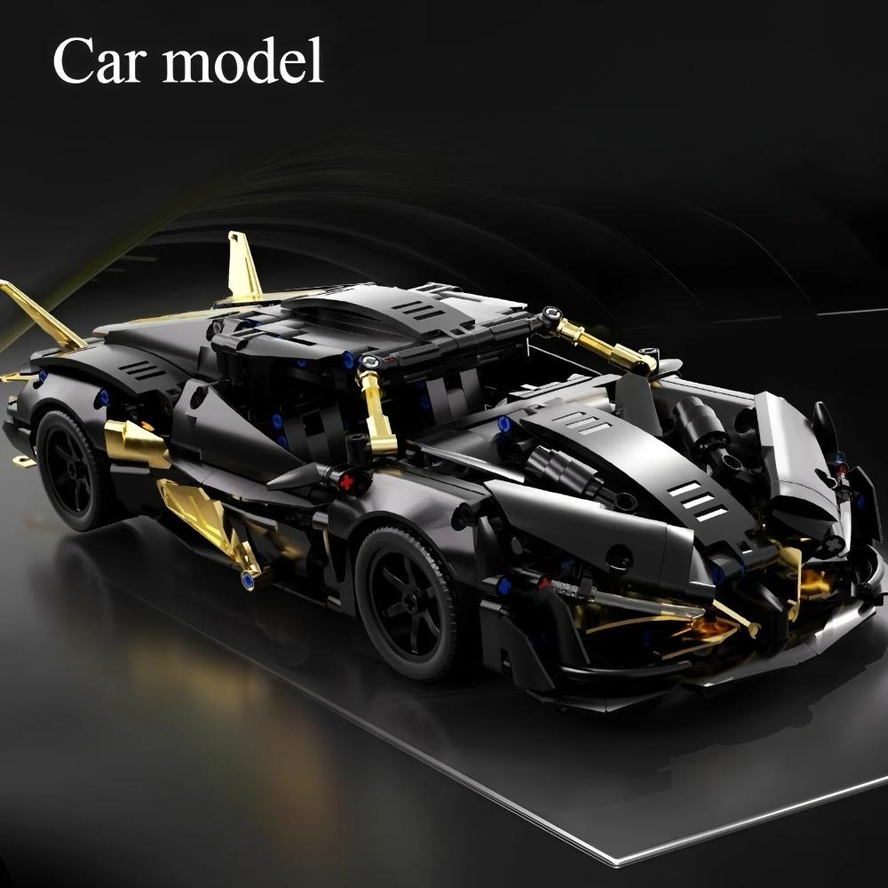 New Technology Racing Car Model Building Block Technology Adult 1:14 DIY Supercar Brick Puzzle Toys Children and Adults Gifts