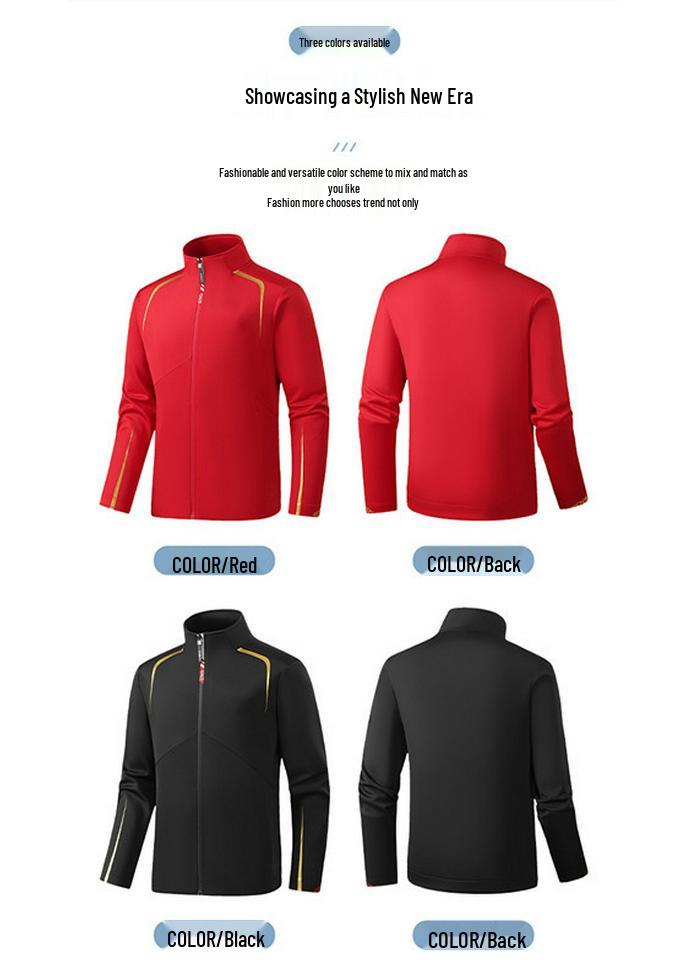 Chinese Team Sportswear: Unisex Martial Arts Coach & Student Casual Stand-up Collar Outdoor Clothing
