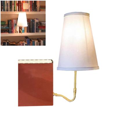 Classic Literary Lamp Soft Glow Flicker Free Vintage Book Design