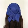 Einfacher quadratischer Polyester-Schal für Damen, Schaloberteil, Kopftücher, Leichte Halstücher, Haarbandana, Halstuch, Muslimischer Hijab