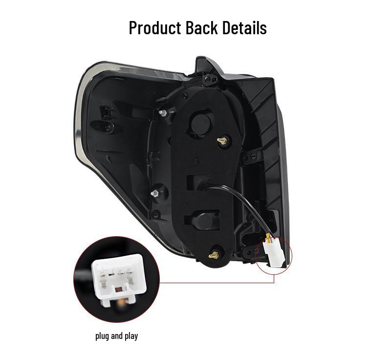 LED Taillight Assembly for Toyota 4Runner 2010-2020: Anti-Collision Lights