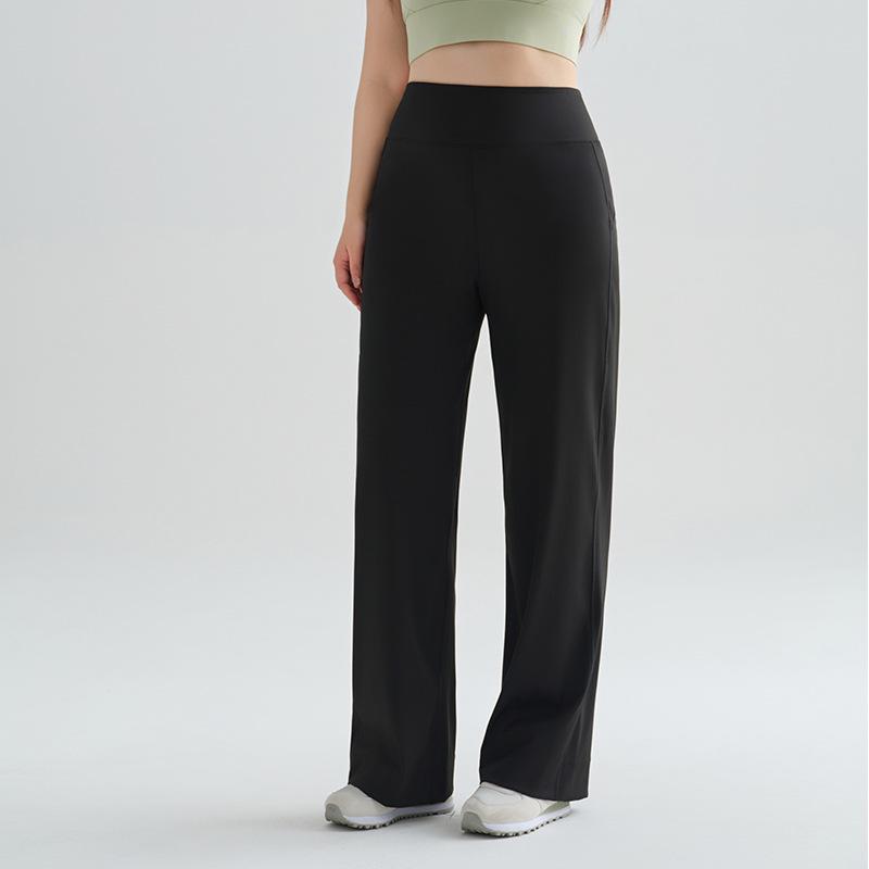 

Женские повседневные брюки для йоги прямого кроя больших размеров - Весна/Лето 2025 Высокоэластичные, слим-дизайн S