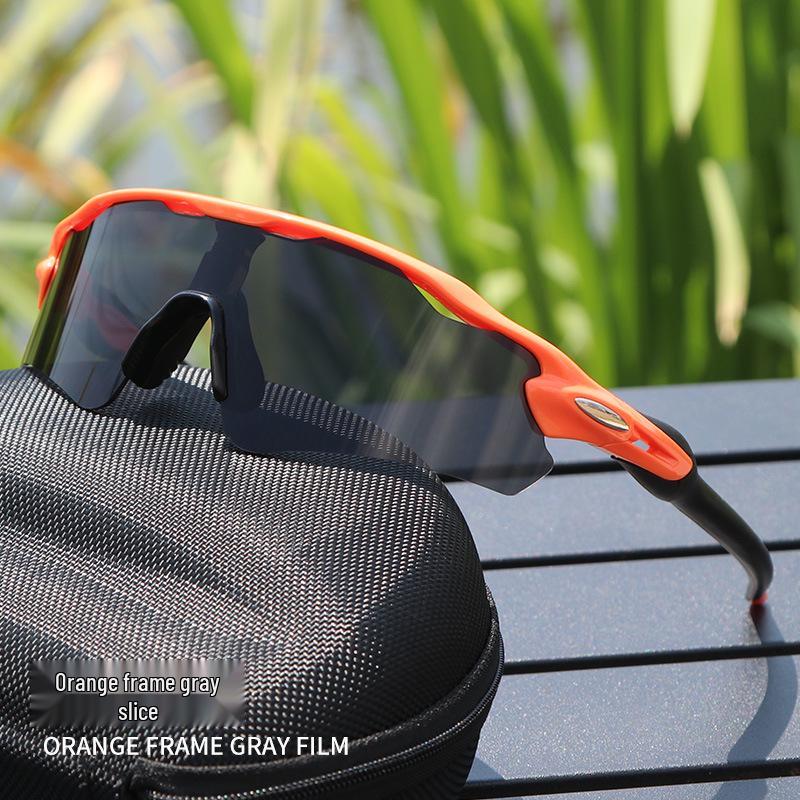 Cross-Border E-commerce TR90 Colorful Cycling Sunglasses for Outdoor Sports, Prescription-Compatible.