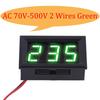Mini LED Digital Display Voltmeter Detector DC 0-30V / DC 4.5 -30V / AC 70 -500V Voltage Monitor Tester Gauge for Motorcycle Car