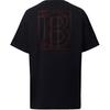 Burberry Topstitched Monogram Motif Cotton Oversized T Shirt 80575481
