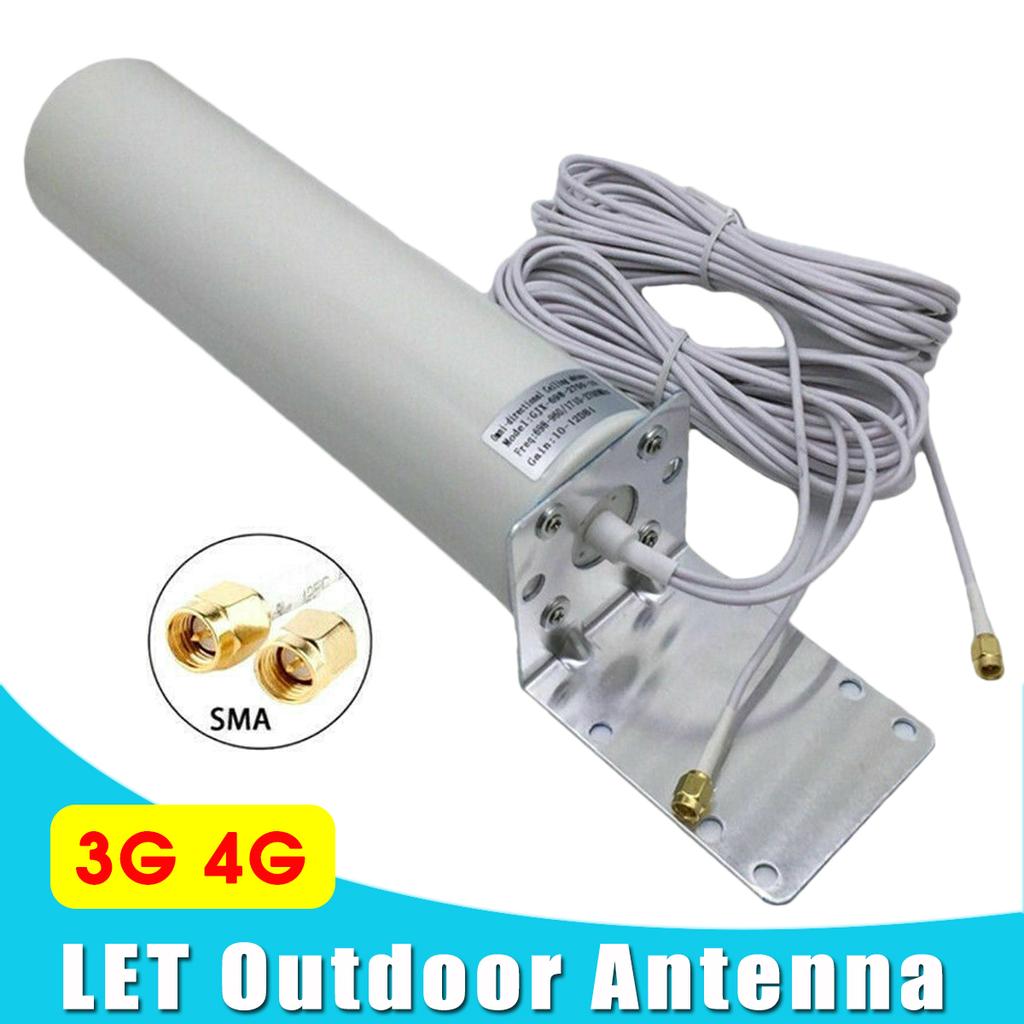 Buy 698-2698MHz Outdoor Dual SMA Male 3G 4G LTE Mobile Signal Booster ...
